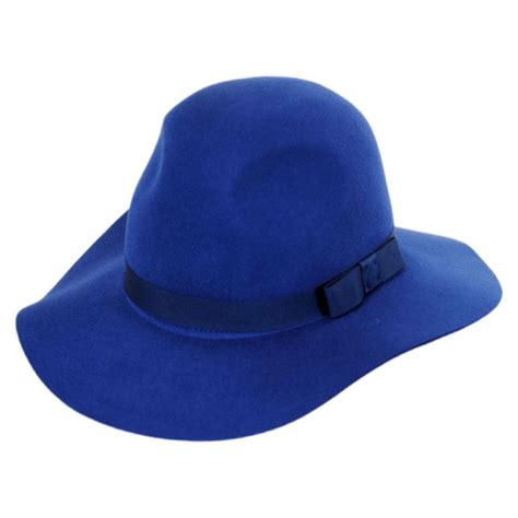 Brixton Hats Dalila Wool Felt Floppy Fedora Hat Casual Hats