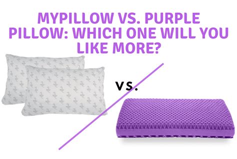 MyPillow vs Purple Pillow [2022]: Which One Will You Like More? - Sleep Solutions HQ