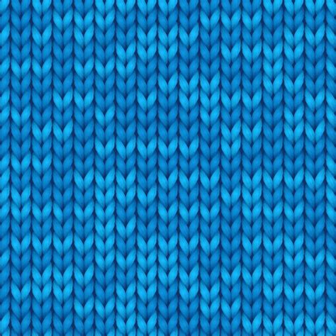 Premium Vector | Realistic blue knit seamless texture. seamless pattern for backgrounds, wallpaper.