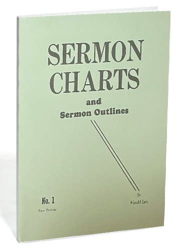 Sermon Charts and Sermon Outlines – No. 1 – Sain Publications