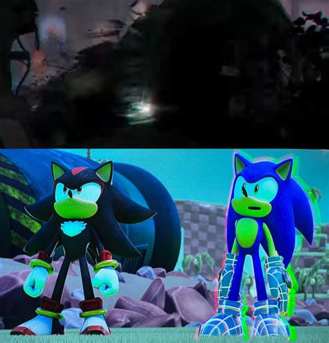 Shadow And Sonic Stunned At Nimonas Transformation by adamhatson on ...