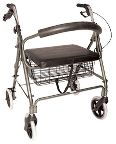 Lightweight Extra-Wide Heavy-Duty Rollator by DMI