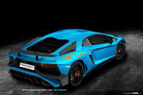 Lamborghini Aventador SV Rendered in all 34 Shades/Colours! - GTspirit