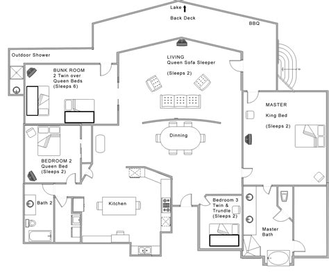 Open Floor Plans For Homes with modern floor plans for small homes open floor plans | 2D AND 3D ...