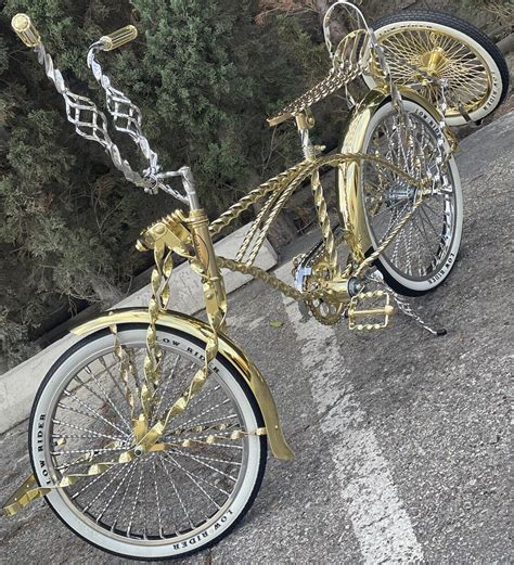 Lowrider Bikes Gold