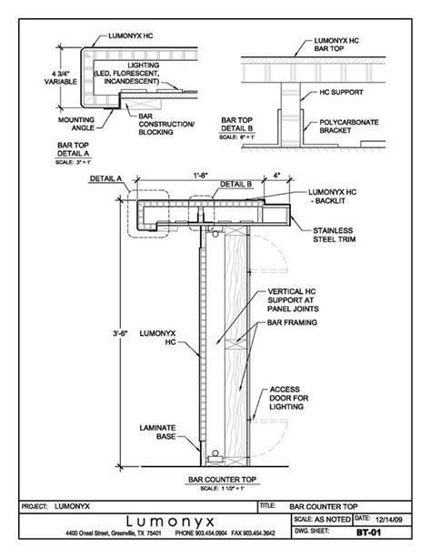 counter detail drawing - Google Search | Furniture details drawing, Bar counter design ...