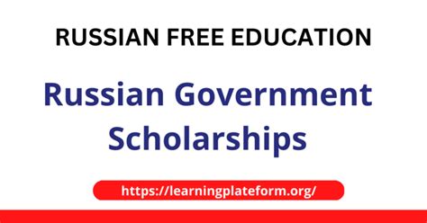 Russian Government Scholarships 2023 - Fully Funded