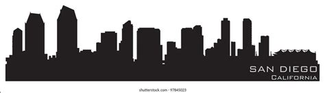 753 San Diego Skyline Silhouette Images, Stock Photos & Vectors | Shutterstock