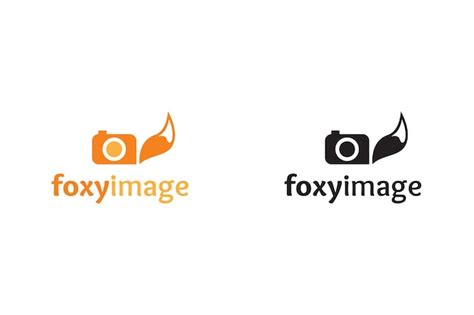 Premium Vector | Foxy pictures logo template