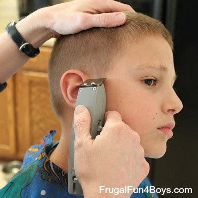 How to Do a Boy's Haircut with Clippers - Frugal Fun For Boys and Girls