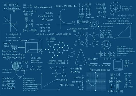 Math Formula Background Stock Illustration - Download Image Now - Mathematics, Mathematical ...