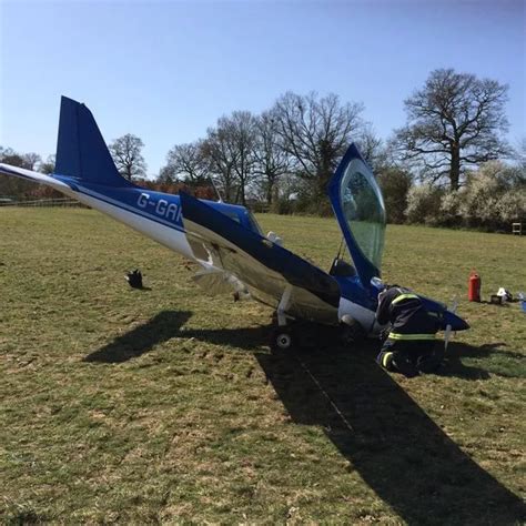 Light aircraft emergency landing after engine failure - Get Surrey