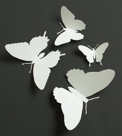 Paper Butterflies, White Butterfly Garden Wedding Table Decor - Etsy