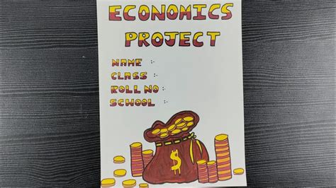 Economics Project, Front Page Design, Portfolio Ideas, Cover Pages, Cover Design, It Works, The ...