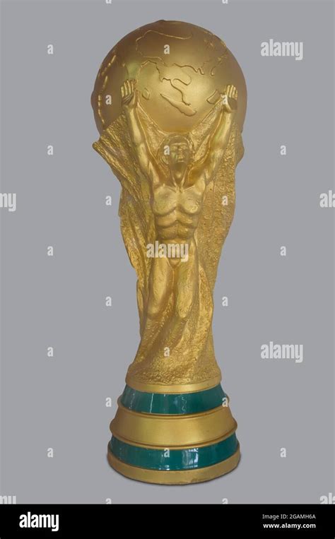 FIFA World Cup Trophy replica. Isolated Stock Photo - Alamy