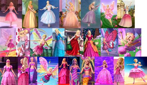 Barbie Movies: 2001 - 2012 by sailormoonhp4life on deviantART | Barbie movies, Barbie, Barbie images