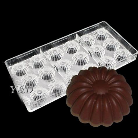 Chrysanthemum Polycarbonate Chocolate Mold – Caramel Sweet Arts