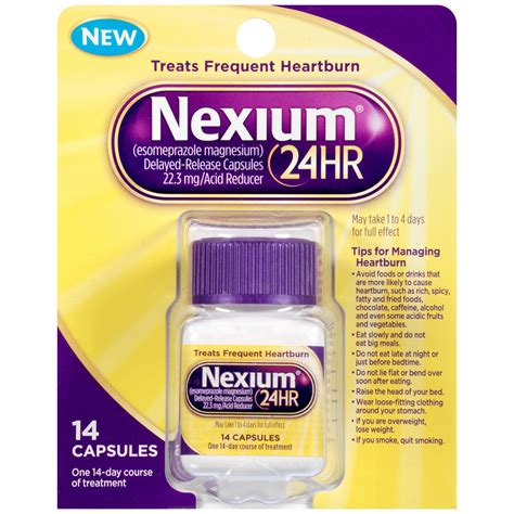 Nexium® 24-Hour Capsules (14 ct) Delayed Release Heartburn Relief - Walmart.com