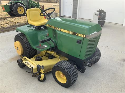 1986 John Deere 420 Garden Tractor & Attachments BigIron Auctions