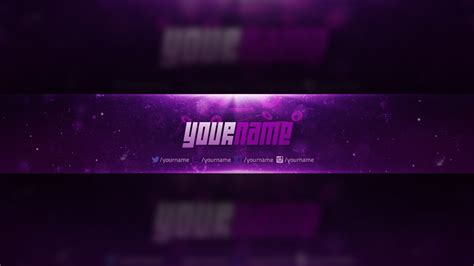 Free Youtube Banner Template Design + Photoshop Download #5 - YouTube