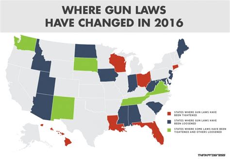 Where gun laws have changed in 2016 - Vivid Maps