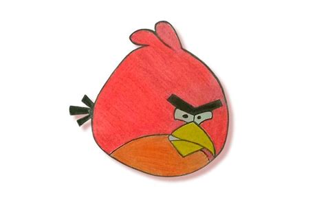 Cute Angry😄😄 Bird Drawing/How to Draw Angry #BIRD Step by Step