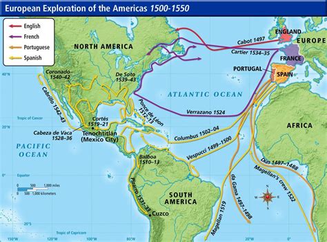 European Exploration of the Americas | European explorers, 7th grade social studies, North ...