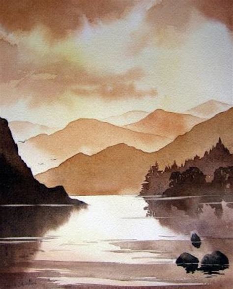 40 Easy Watercolor Landscape Painting Ideas for Beginners – FeminaTalk