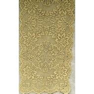 Table Runner Savoy 14x36 Antique Gold Lame Oxford House - Elegance of Lace Boutique