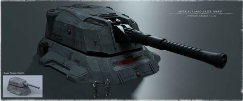 ArtStation - Eadu Imperial Turbo-Laser Turret, Stephen Zavala | Star wars vehicles, Star wars ...