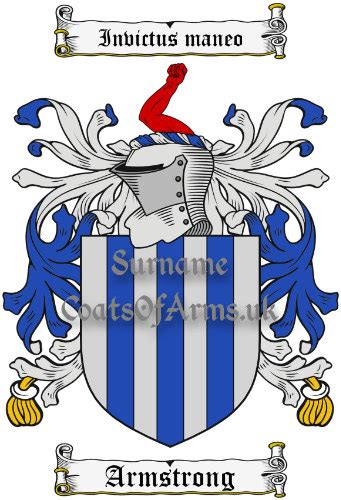 Armstrong (Scottish) Coat of Arms (Family Crest) Image Download