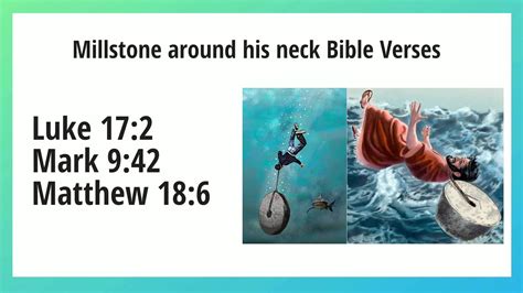 Millstone around his neck Bible Verses