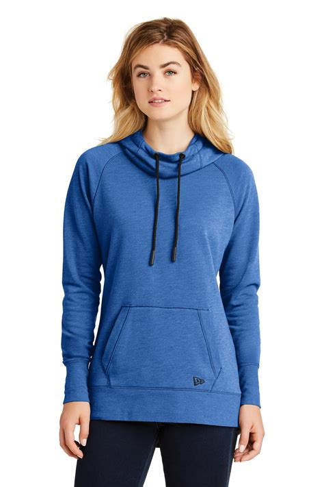 New Era Embroidered Women's Tri-Blend Fleece Pullover Hoodie | Sweatshirts & Sweaters - Queensboro