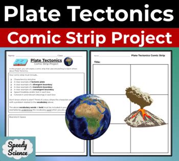 Plate Tectonics Comic Strip Project Instructions - Middle School