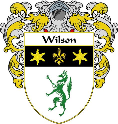 "Wilson Coat of Arms / Wilson Family Crest" Stickers by William Martin ...