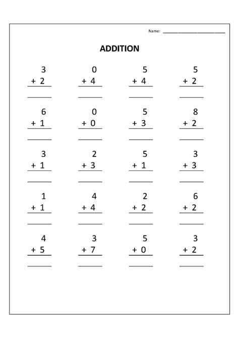 Easy Worksheets Addition Printable | K5 Worksheets | Math addition ...