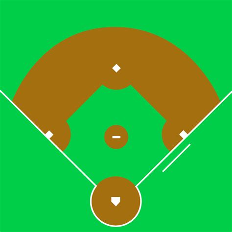 Vector Baseball Diamond - ClipArt Best