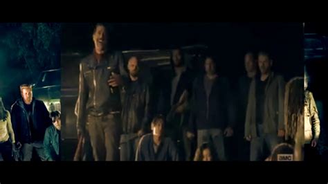 NEGAN KILLS GLEN DEATH SCENE HD - YouTube