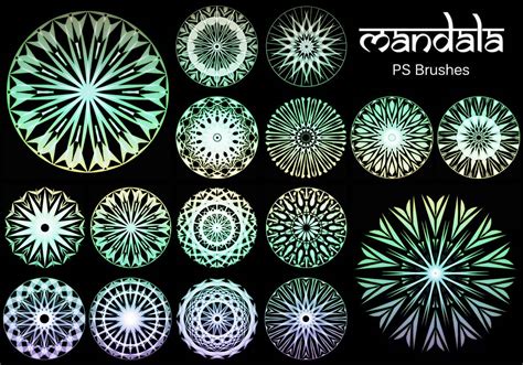 20 Mandala PS Brushes abr. vol.16 - Free Photoshop Brushes at Brusheezy!