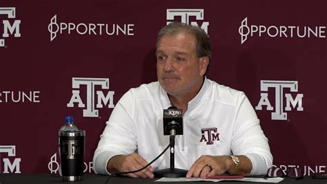 Press Conference: Jimbo Fisher shares latest from A&M's Fall Camp | TexAgs