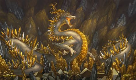 [Art] [OC] Gold/metal dragon DND playmat I painted : r/DnD