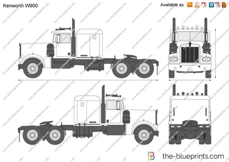 Kenworth W900 Coloring Pages Coloring Pages