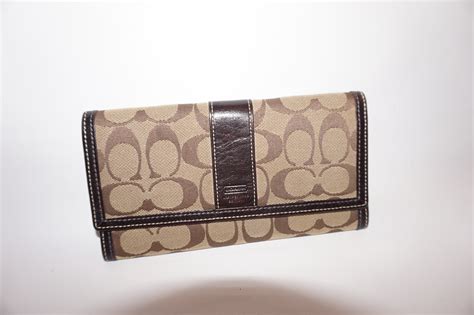 Authentic Brown Signature Coach Wallet on Storenvy