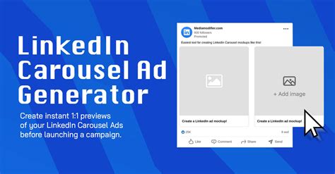 LinkedIn Carousel Ad Mockup Generator