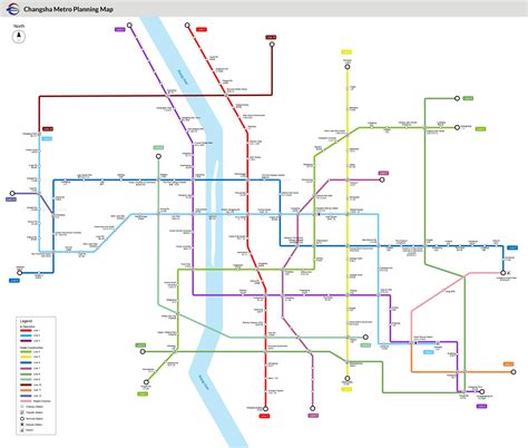 Changsha Metro Maps: Subway Lines, Stations