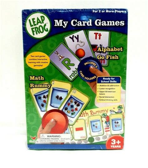 Leap Frog My Card Games Math Rummy Alphabet Go Fish Addition Subtraction NIB 47754307108 | eBay ...