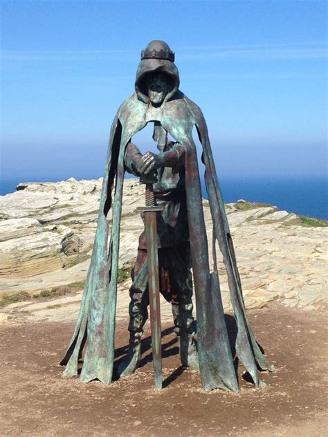 King Arthur, Tintagel Castle, Cornwall, England