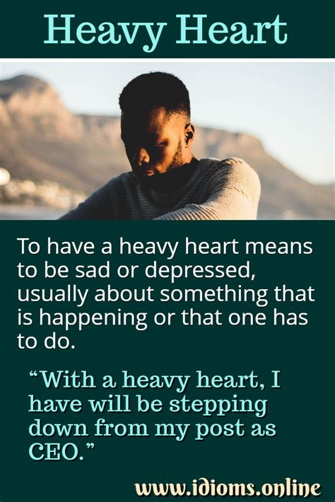 Heavy Heart | Idioms Online