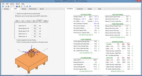 Pile Cap Design Example Using ASDIP FOUNDATION | ASDIP Software