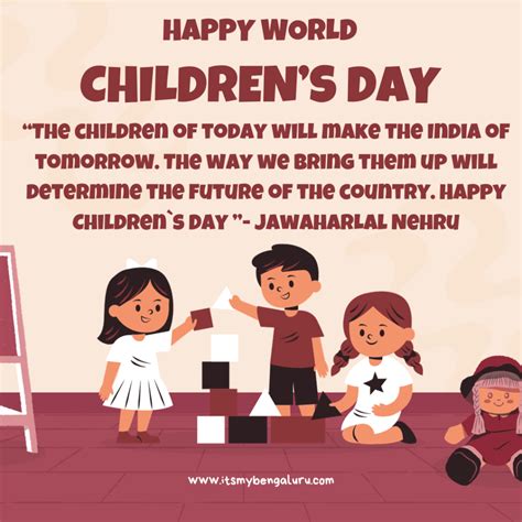 Happy Children`s Day Speech , Message , Quotes , Poster in Kannada| 14th Novemeber 2023 – It ...